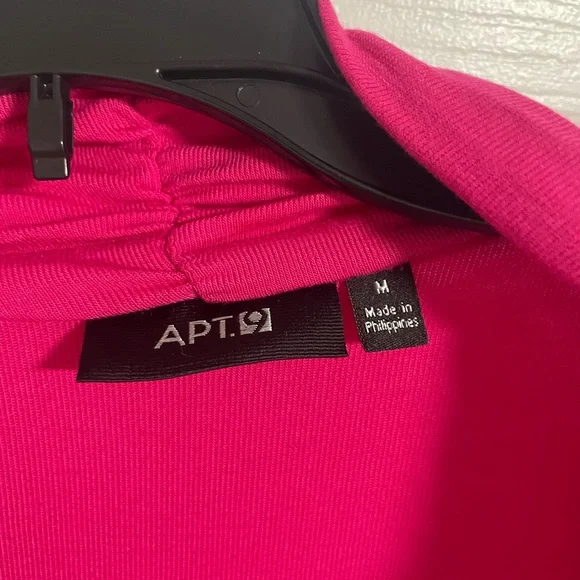 Apt. 9 Draped Cowl Neck Long Sleeve Top Blouse - Picture 2 of 3